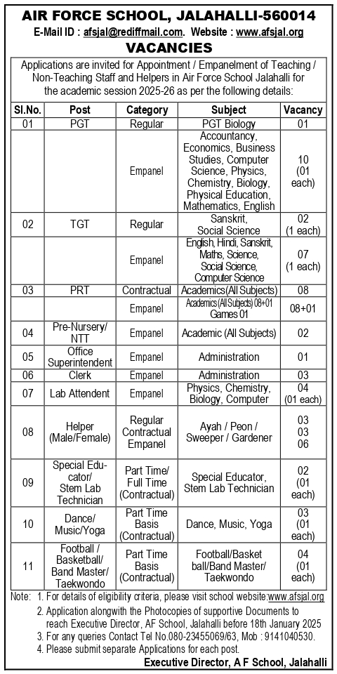 Vacancy